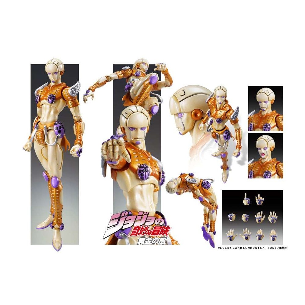 MEDICOS ENTERTAINMENT JOJO'S BIZARRE ADVENTURE CHOZOKADO GOLD EXPERIENCE ACTION FIGURE