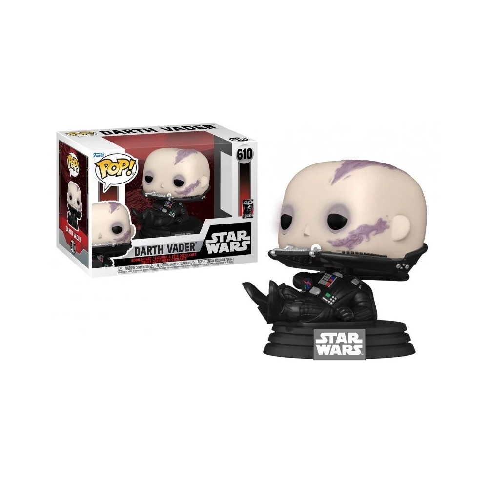 FUNKO FUNKO POP! STAR WARS DARTH VADER UNMASKED BOBBLE HEAD KNOCKER FIGURE