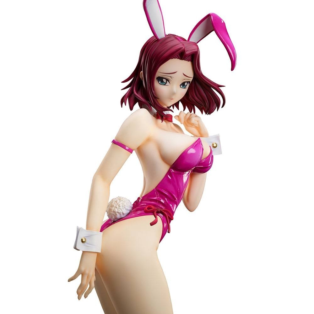 CODE GEASS LELOUCH OF THE REBELLION B-STYLE KALLEN KOUZUKI BARE LEG BUNNY 48CM STATUA FIGURE MEGAHOUSE