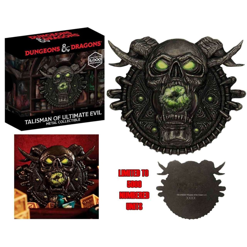 DUNGEONS AND DRAGONS TALISMAN OF ULTIMATE EVIL MEDALLION REPLICA FANATTIK