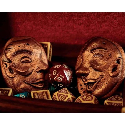 DUNGEONS AND DRAGONS SENDING STONES SET OF TWWO METAL COLLECTIBLES REPLICA FANATTIK