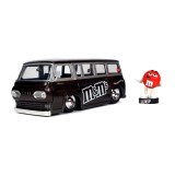 JADA TOYS M&M'S 1965 FORD ECONOLINE WITH RED FIGURE DIE CAST 1/24 MODEL