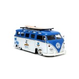 JADA TOYS MICKEY & FRIENDS VOLKSWAGEN T1 BUS WITH MICKEY MOUSE FIGURE DIE CAST 1/24 MODEL