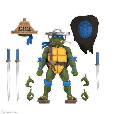 SUPER7 TEENAGE MUTANT NINJA TURTLES ULTIMATE NINJA NOMAD LEONARDO ACTION FIGURE