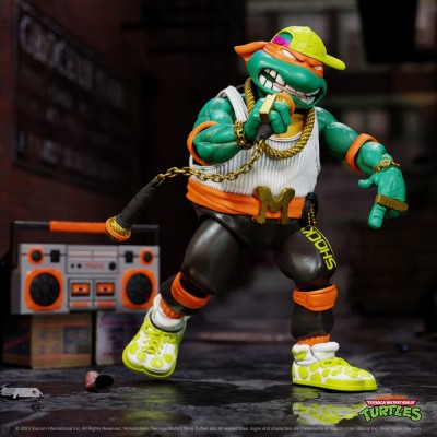 SUPER7 TEENAGE MUTANT NINJA TURTLES ULTIMATE RAPPER MIKE ACTION FIGURE