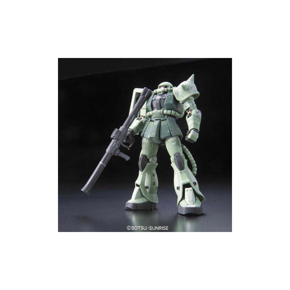 REAL GRADE RG MS-06F ZAKU II GUNDAM 1/144 MODEL KIT FIGURE BANDAI