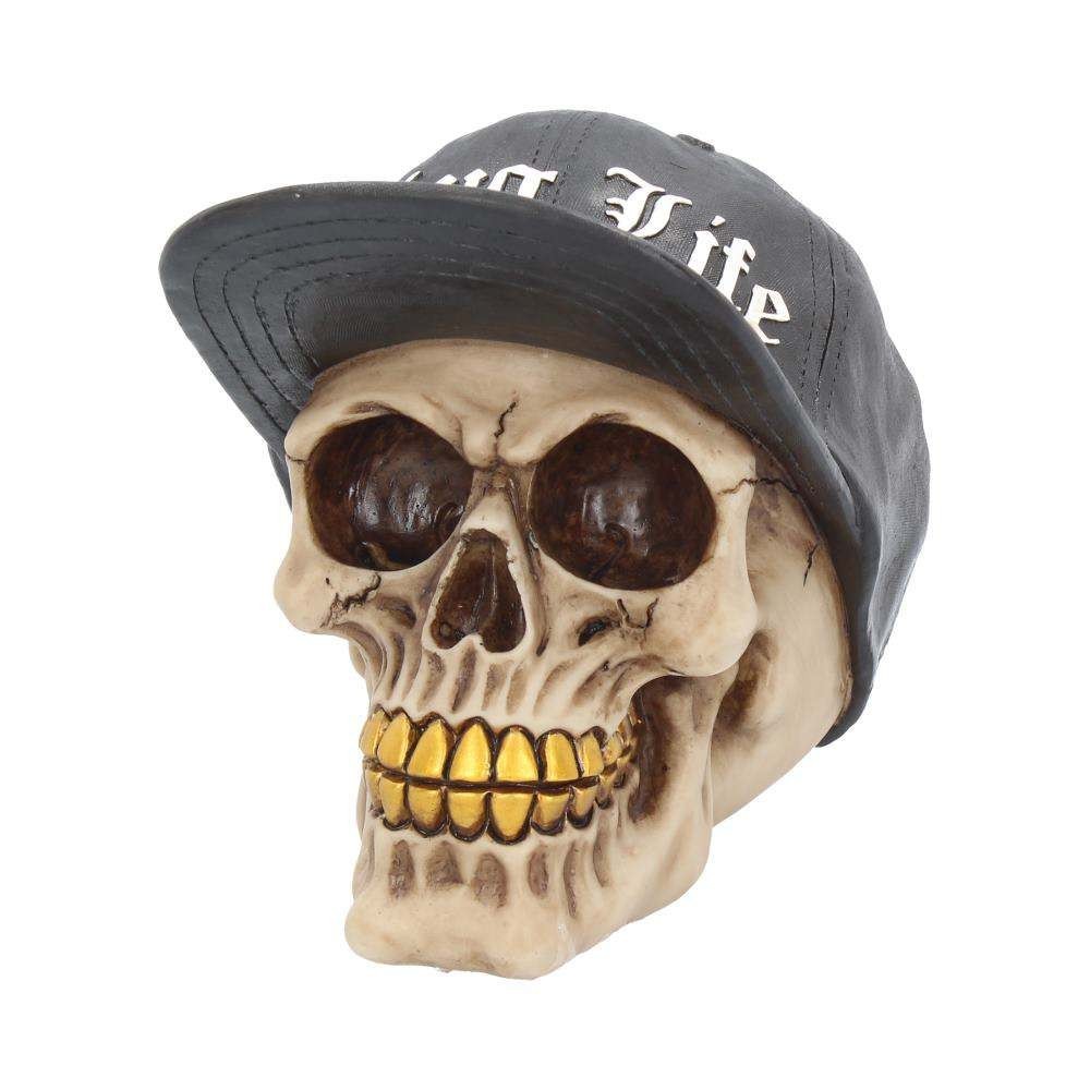NEMESIS NOW THUG LIFE SKULL ORNAMENT FIGURE