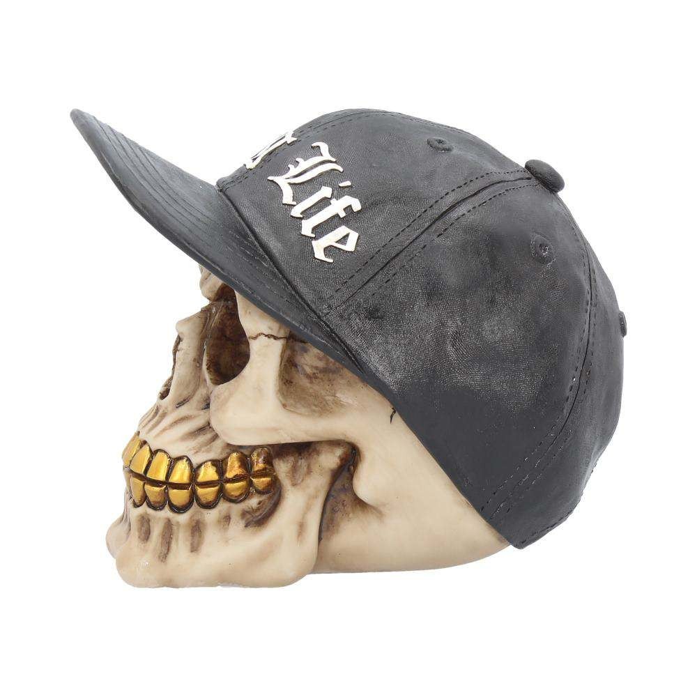 NEMESIS NOW THUG LIFE SKULL ORNAMENT FIGURE