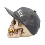 NEMESIS NOW THUG LIFE SKULL ORNAMENT FIGURE