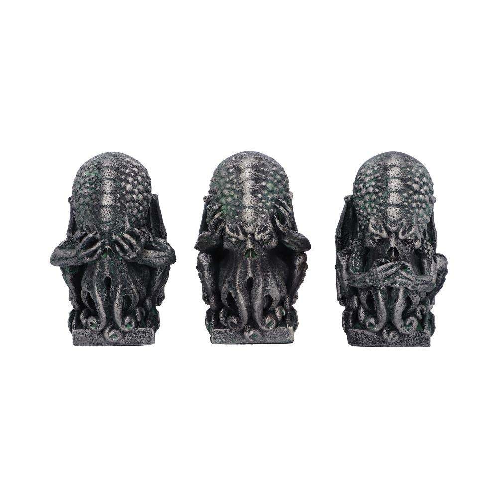 NEMESIS NOW THREE WISE CTHULHU FIGURES