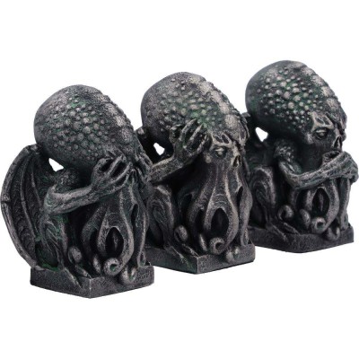 NEMESIS NOW THREE WISE CTHULHU FIGURES