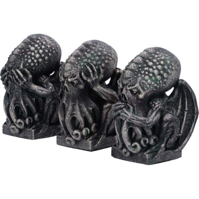 NEMESIS NOW THREE WISE CTHULHU FIGURES