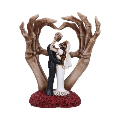 NEMESIS NOW FROM THIS DAY FORWARD SKELETON WEDDING BRIDE AND GROOM ORNAMENT FIGURE