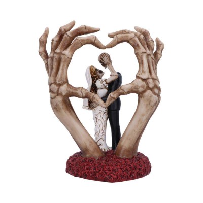 NEMESIS NOW FROM THIS DAY FORWARD SKELETON WEDDING BRIDE AND GROOM ORNAMENT FIGURE
