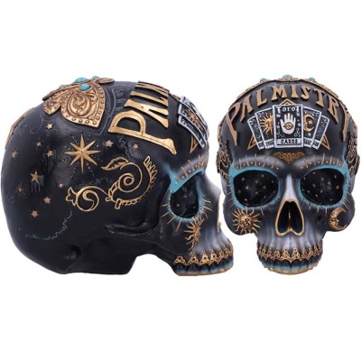 DESTINY PALMISTRY SKULL ORNAMENT FIGURE NEMESIS NOW