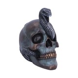 NEMESIS NOW SERPENTINE FATE GOTHIC SNAKE SKULL ORNAMENT FIGURE