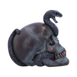 NEMESIS NOW SERPENTINE FATE GOTHIC SNAKE SKULL ORNAMENT FIGURE