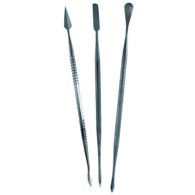 STAINLESS STEEL CARVERS SET 3X SCALPELLI VALLEJO