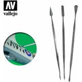 STAINLESS STEEL CARVERS SET 3X SCALPELLI VALLEJO