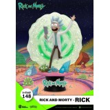 D-STAGE 148 RICK AND MORTY RICK STATUA FIGURE DIORAMA BEAST KINGDOM