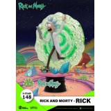 D-STAGE 148 RICK AND MORTY RICK STATUA FIGURE DIORAMA BEAST KINGDOM