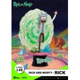 D-STAGE 148 RICK AND MORTY RICK STATUA FIGURE DIORAMA BEAST KINGDOM