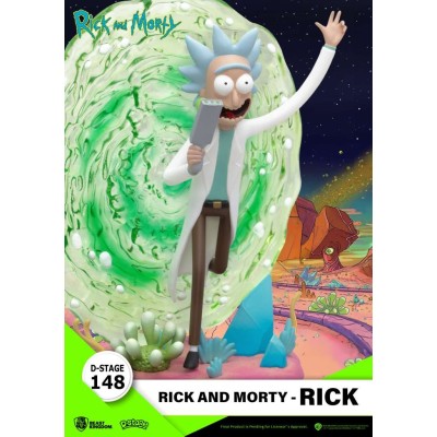 BEAST KINGDOM D-STAGE 148 RICK AND MORTY RICK STATUE FIGURE DIORAMA