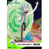 D-STAGE 148 RICK AND MORTY RICK STATUA FIGURE DIORAMA BEAST KINGDOM