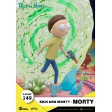 D-STAGE 149 RICK AND MORTY RICK STATUA FIGURE DIORAMA BEAST KINGDOM