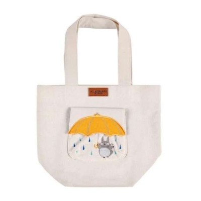 MY NEIGHBOR TOTORO WITH UMBRELLA TOTE SHOPPING BAG BORSA STUDIO GHIBLI