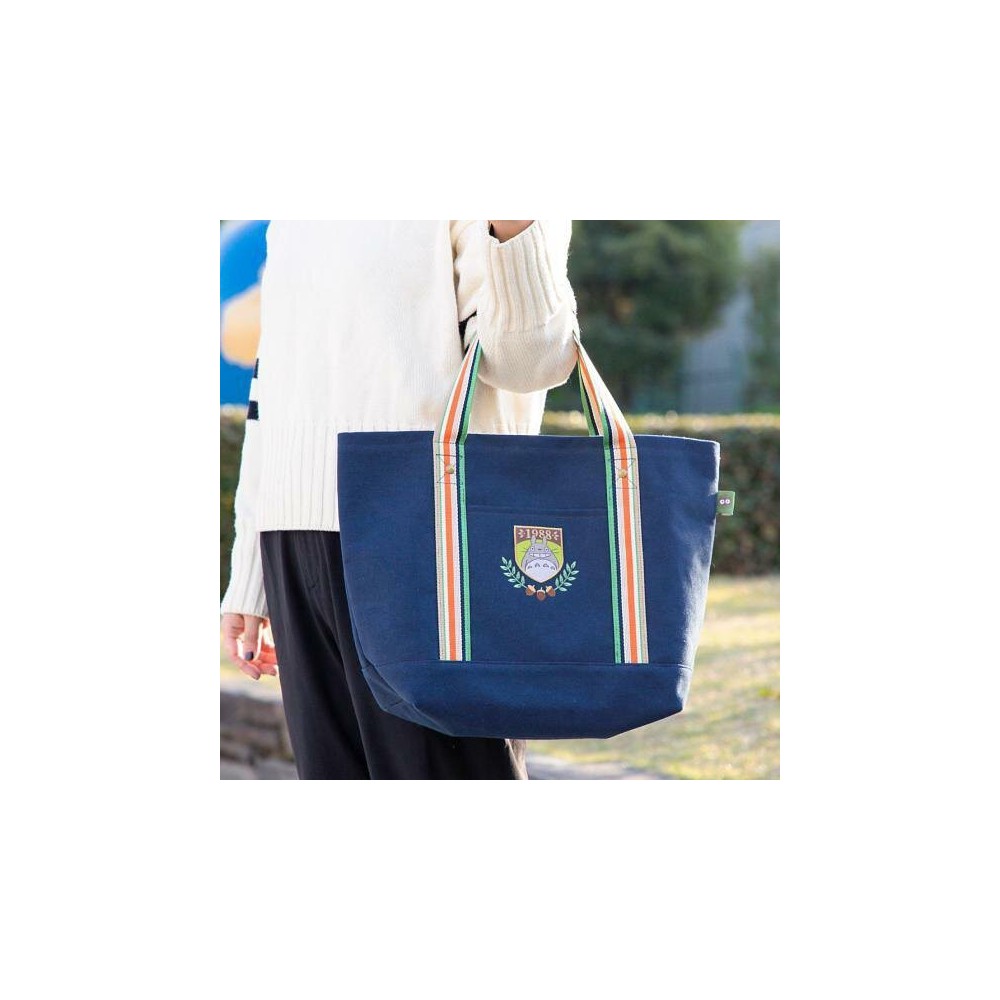 MY NEIGHBOR TOTORO EMBLEM TOTE SHOPPING BAG BORSA STUDIO GHIBLI
