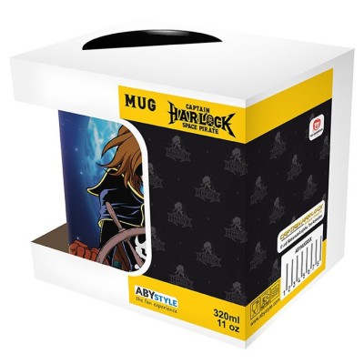 CAPTAIN HARLOCK SPACE PIRATE MUG TAZZA IN CERAMICA ABYSTYLE
