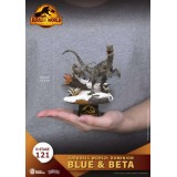 BEAST KINGDOM D-STAGE JURASSIC WORLD DOMINION BLUE & BETA STATUE FIGURE DIORAMA