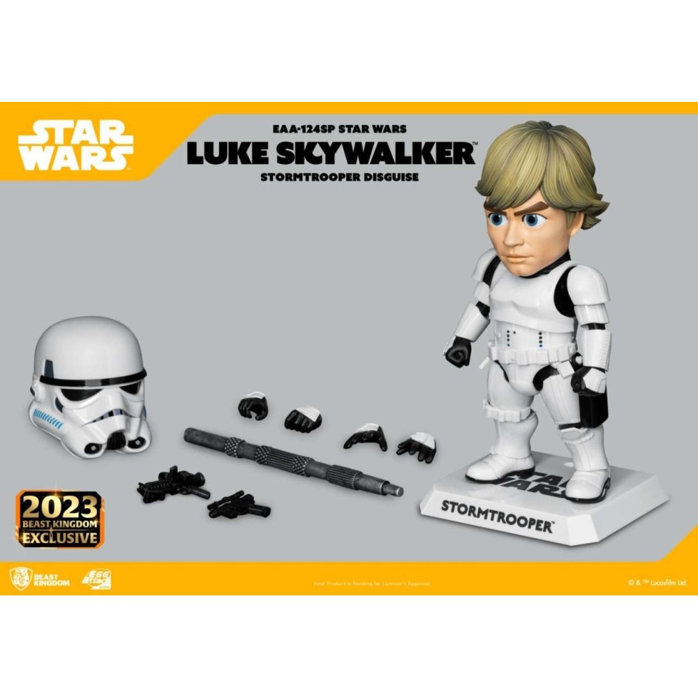 STAR WARS LUKE SKYWALKER STORMTROOPER DISGUISE EGG ATTACK ACTION FIGURE BEAST KINGDOM