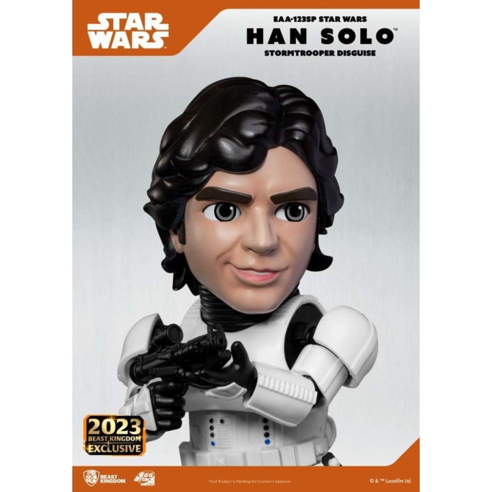 STAR WARS HAN SOLO STORMTROOPER DISGUISE EGG ATTACK ACTION FIGURE BEAST KINGDOM