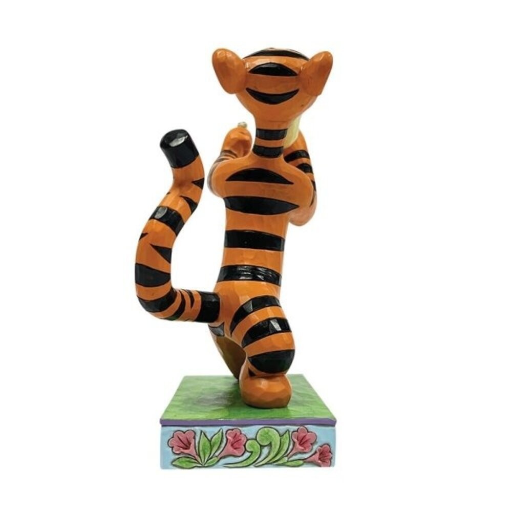 ENESCO WINNIE THE POOH TIGGER FIGHTING BEE STATUE FIGURE