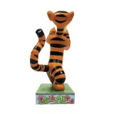 ENESCO WINNIE THE POOH TIGGER FIGHTING BEE STATUE FIGURE