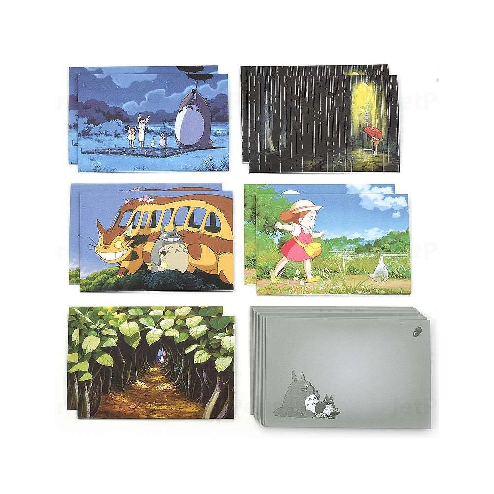 MY NEIGHBOR TOTORO 10 POP-UP NOTECARDS AND ENVELOPES SET 10 CARTOLINE POP-UP STUDIO GHIBLI