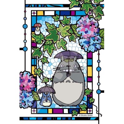 STUDIO GHIBLI MY NEIGHBOR TOTORO UMBRELLA STAINED GLASS 126 PCS PUZZLE JIGSAW
