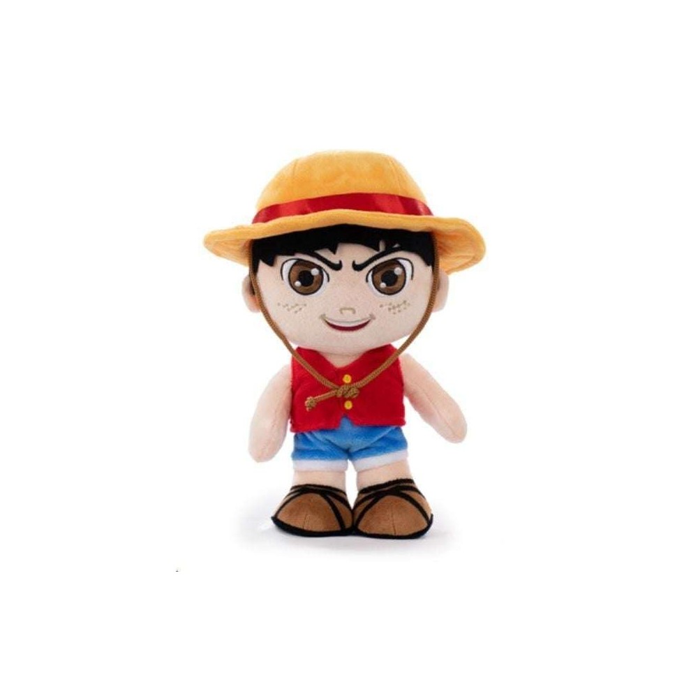 ONE PIECE NETFLIX MONKEY D. LUFFY 28CM PELUCHE FIGURE BARRADO