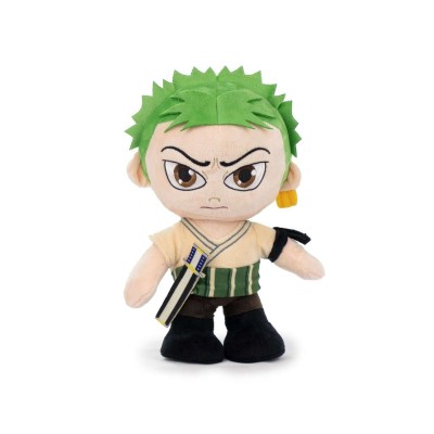 ONE PIECE NETFLIX ZORO 28CM PELUCHE FIGURE BARRADO