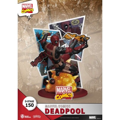 BEAST KINGDOM D-STAGE MARVEL COMICS DEADPOOL STATUE FIGURE DIORAMA