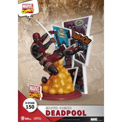 BEAST KINGDOM D-STAGE MARVEL COMICS DEADPOOL STATUE FIGURE DIORAMA