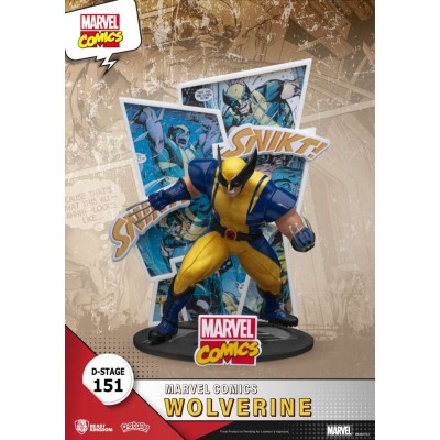 D-STAGE MARVEL COMICS WOLVERINE STATUA FIGURE DIORAMA BEAST KINGDOM