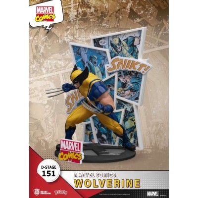 BEAST KINGDOM D-STAGE MARVEL COMICS WOLVERINE STATUE FIGURE DIORAMA