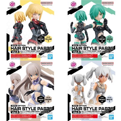 30MS OPTION HAIR STYLE PARTS SET PER MODEL KIT BANDAI