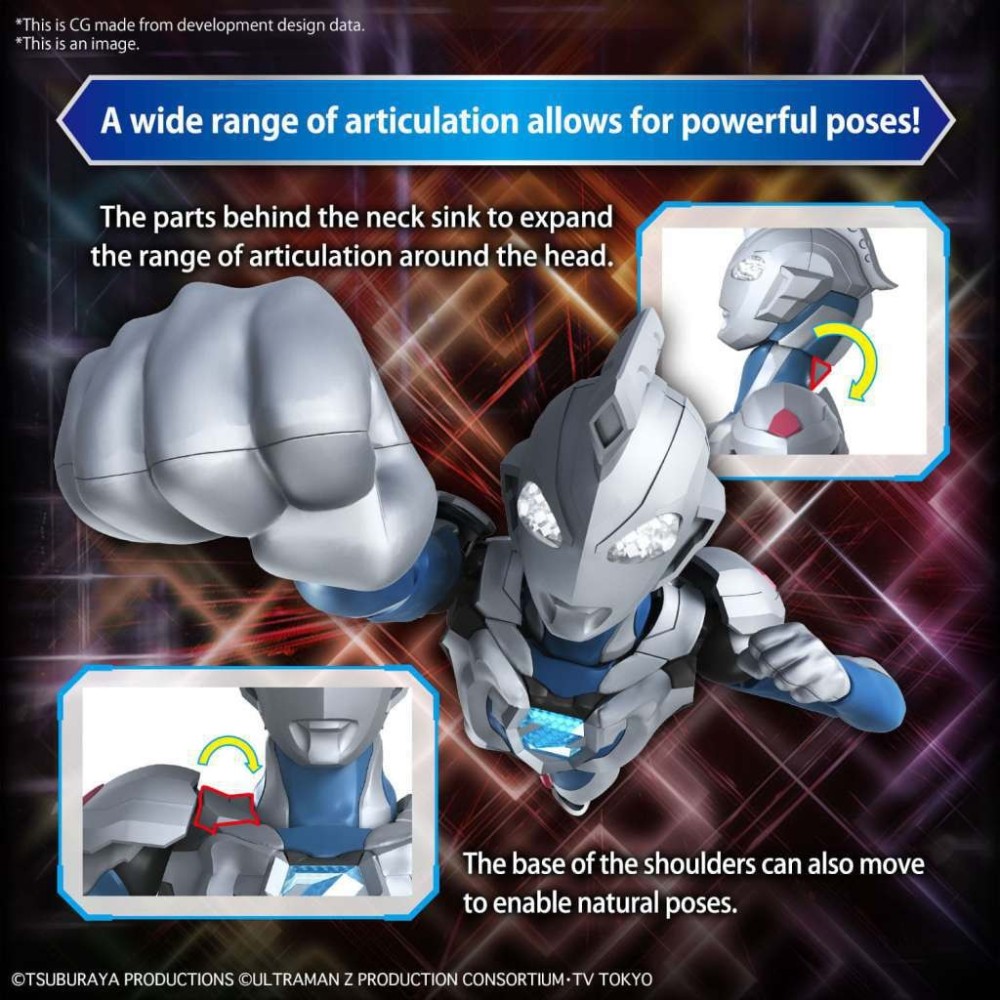 FIGURE RISE ULTRAMAN Z ORIGINAL MODEL KIT ACTION FIGURE BANDAI