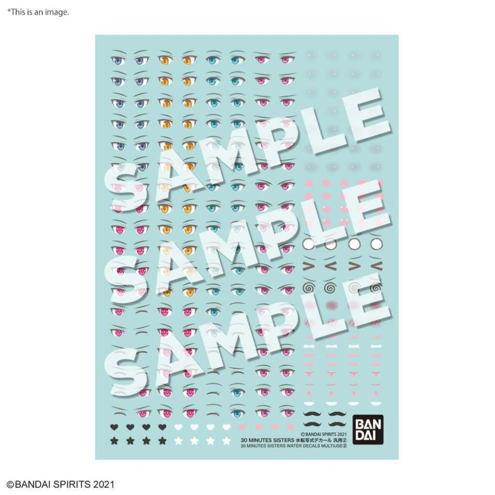 30MM WATER DECALS MULTIUSE 2 MODEL KIT BANDAI