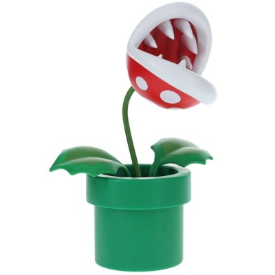 SUPERMARIO PIRANHA PLANT POSABLE LAMP LAMPADA POSABILE PALADONE PRODUCTS