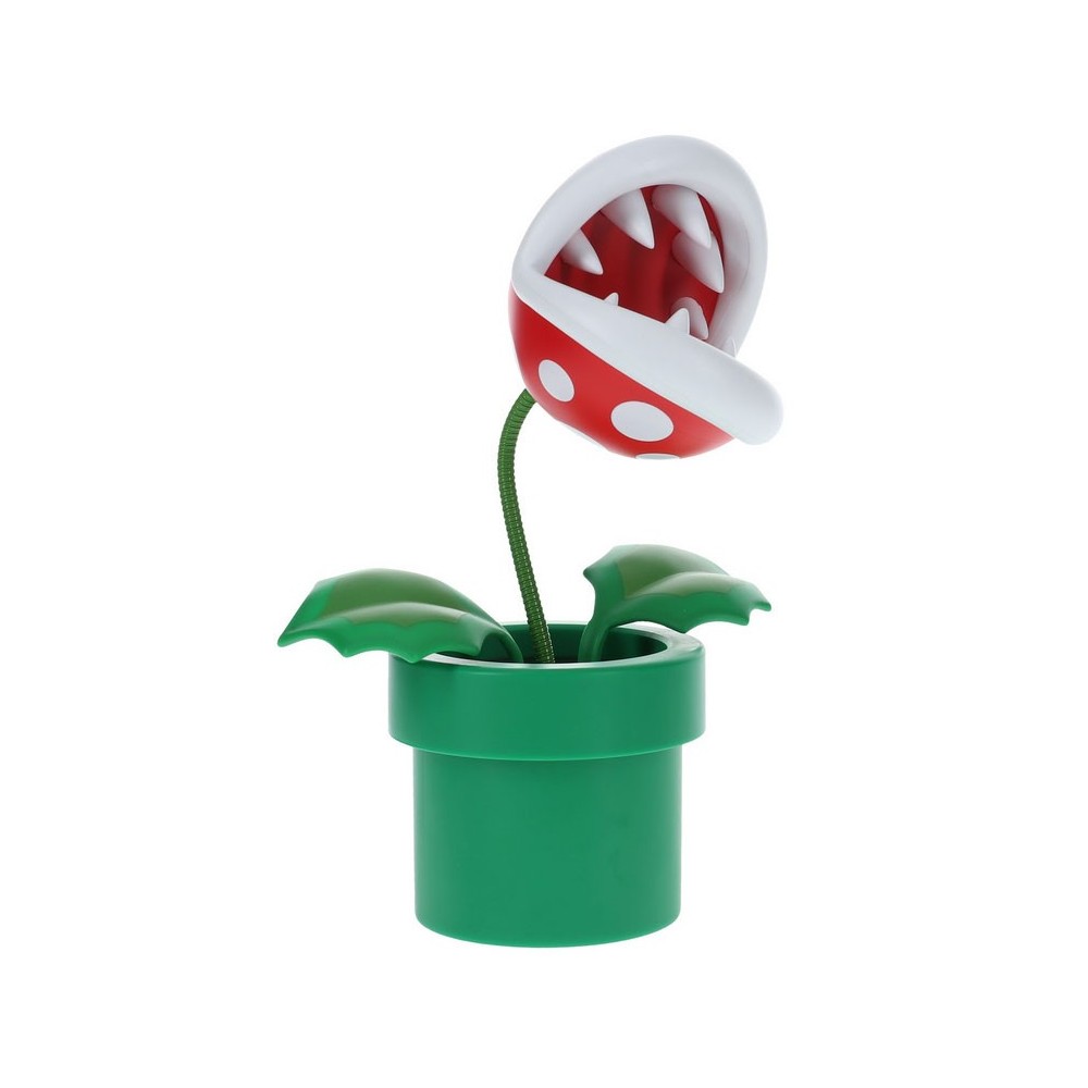 SUPERMARIO PIRANHA PLANT POSABLE LAMP LAMPADA POSABILE PALADONE PRODUCTS